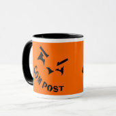 Kompost-Kürbislaterne-Tasse Tasse (Vorderseite Links)