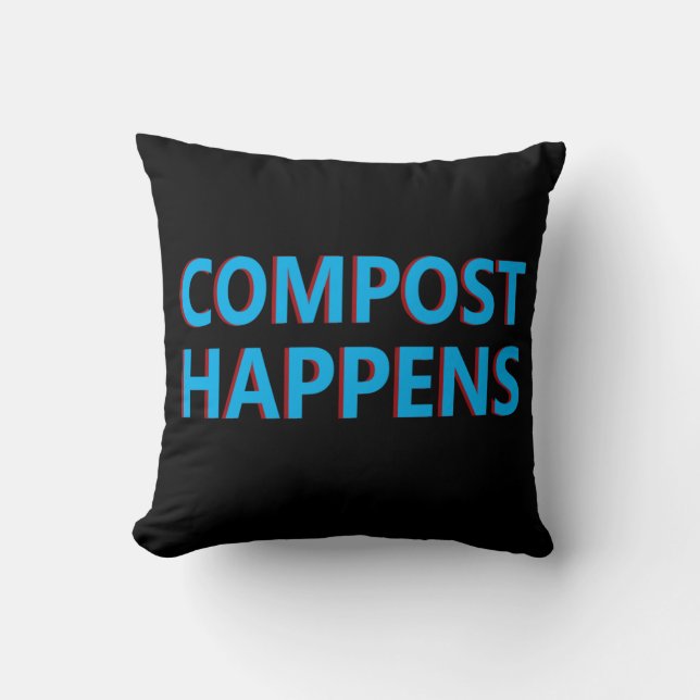 Kompost Machts Komposter Kissen (Vorderseite)
