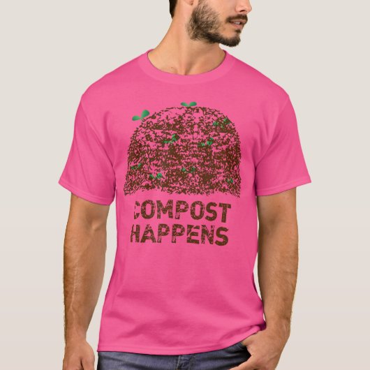 Kompost passiert Lustiges Gärtnern Gärtner Shirt (Vorderseite)