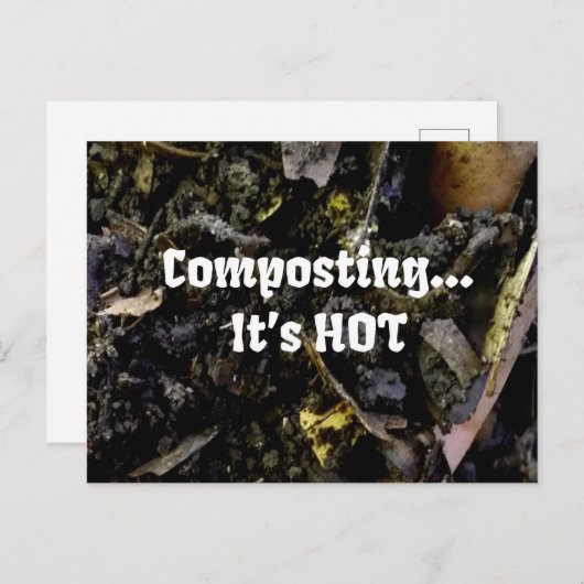 Kompostierend...Es ist eine schöne Postkarte (Vorne/Hinten)