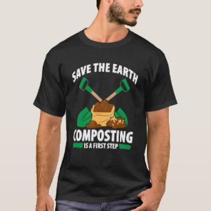 Kompostierung Für Kompostgärtner Bauer Kompostieru T-Shirt