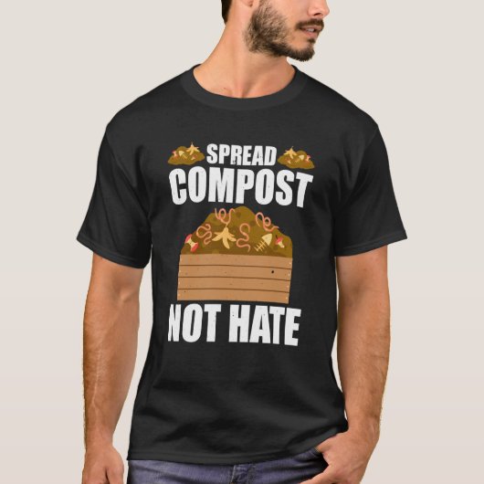 Kompostierung Für Kompostgärtner Bauer Kompostieru T-Shirt (Vorderseite)