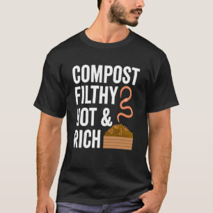 Kompostierung Für Kompostgärtner Bauer Kompostieru T-Shirt