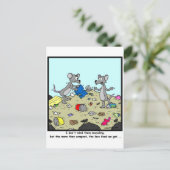 Kompostierung ist schlecht postkarte (Stehend Vorderseite)