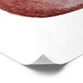 Kompostierung von Aquarellkunst Handschrift Öko Ge Poster (Ecke)