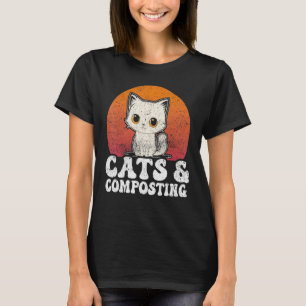 Kompostkatzen und Kompostierungsexperte Komposter T-Shirt