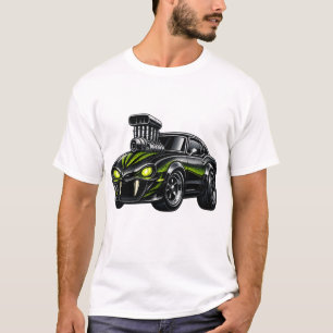 Kompressor-Schlangenaugen-Muscle-Car T-Shirt