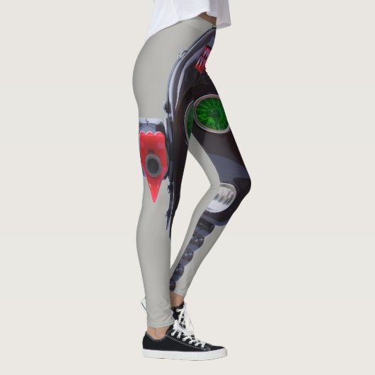 Komprimieren von Hipster-Leggings mit grauem Robot Leggings (Rechts)
