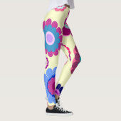 Komprimieren von Hipster Leggings Retro 60er (Rechts)