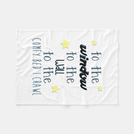 Komprimiertes Bett, lustiges Schlafangebot Fleecedecke (Vorderseite (Horizontal))