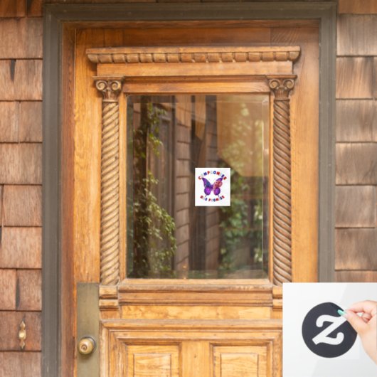 Kompromiss hat Versprechen Fensterklammern Fensteraufkleber (Haustür)