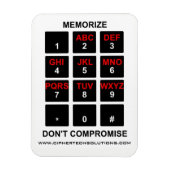 Kompromisslos einprägen magnet (Vertikal)