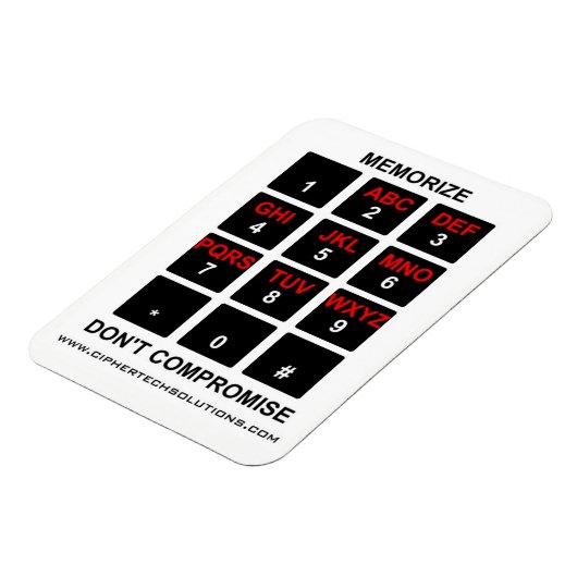 Kompromisslose Erinnerung Magnet (Linke Seite)