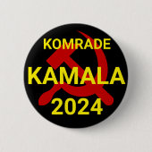 KOMRADE KAMALA 2024 BUTTON (Vorderseite)