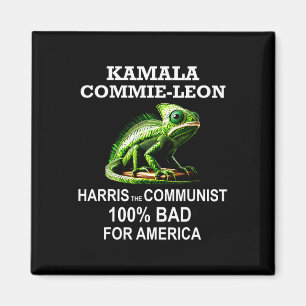 Komrade Kamala Commie Leon Commieleon Kommunistin  Magnet