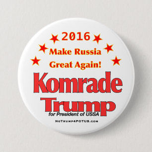 Komrade Trumpf 2016 Button