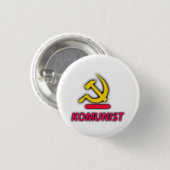 Komunist-Party-Logo Button (Vorne & Hinten)