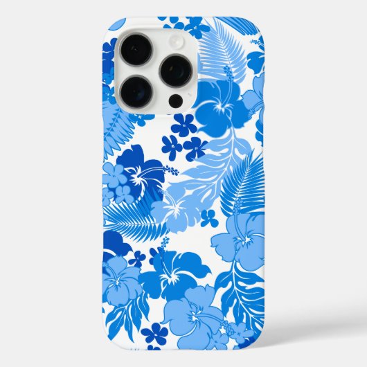 Kona Bay Hawaiian Hibiskus Blue Case-Mate iPhone Hülle (Rückseite)