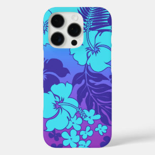 Kona Blend Hawaiian Hibiscus Turq und Violett iPhone 16 Pro Hülle
