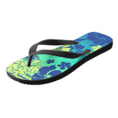 Kona Blend Hawaiian Hibiskus Blend - Turq Badesandalen (Schrägansicht)