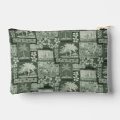 Kona Coast Hawaiian Tapa Zippered Pouch Zubehörtasche (Rückseite)