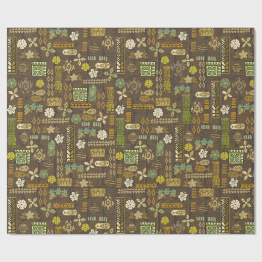Kona Coast Tiki Tropix Geschenkpapier (Flach)