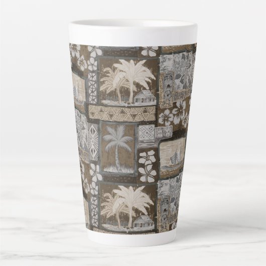 Kona Coast Vintag Tapa Latte Tasse (Vorderseite)