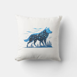 Kona der FlüsternWolf Kissen