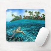 Kona Dorf-Schildkröte Mousepad (Mit Mouse)