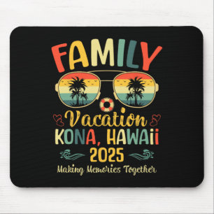 Kona Hawaii Beach Family Sommerurlaub 2025 Mousepad