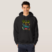 Kona Hawaii Beach Summer Palm Surf Sun Set Palm Tr Hoodie (Vorne ganz)