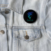 Kona Hawaii Haifisch-Tauchen Angeln Surfen Surfer Button (Beispiel)