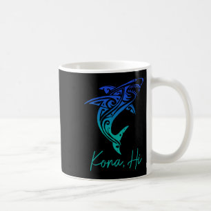 Kona Hawaii Haifisch-Tauchen Angeln Surfen Surfer Kaffeetasse