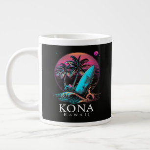 Kona Hawaii Hawaiianisches Surfbrett Vintage  Jumbo-Tasse