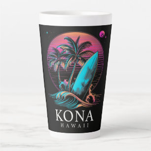 Kona Hawaii Hawaiianisches Surfbrett Vintage  Milchtasse
