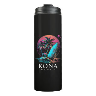 Kona Hawaii Hawaiianisches Surfbrett Vintage  Thermosbecher