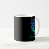 Kona Hawaii Shark Diving Fishing Surfing Surfer Ha Kaffeetasse (VorderseiteRechts)