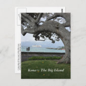 Kona Hawaii "The Big Island" Postkarte (Vorne/Hinten)