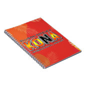 Kona International Airport Code (KOA) Notebook Notizblock (Rechte Seite)