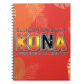 Kona International Airport Code (KOA) Notebook Notizblock (Vorderseite)