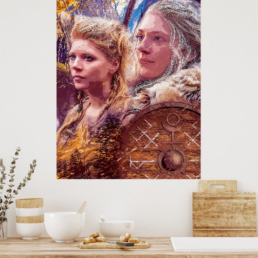 Kona Lagertha Poster (Küche)
