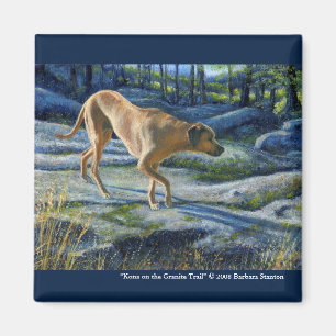 "Kona on the Granite Trail" Magnet