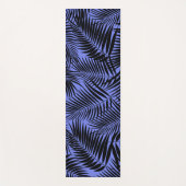 Kona Palms Hawaiian Leaf Tropical - Lila Yogamatte (Vorderseite)