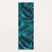 Kona Palms Hawaiian Leaf Tropical - Turq Yogamatte (Vorderseite)