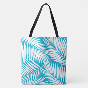 Kona Palms Hawaiian Leaf Tropischer Strandbeutel Tasche