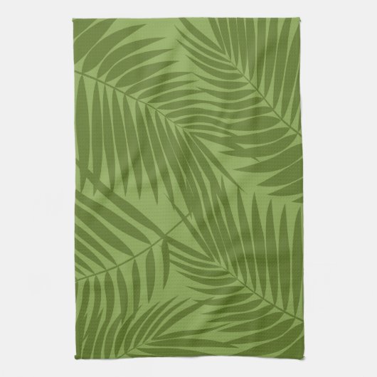 Kona Palms Hawaiianischer Leaf Geschirrtuch (Vertikal)