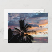 Kona Sunset Postcard Postkarte (Vorne/Hinten)
