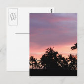 Kona Sunset Postkarte (Vorne/Hinten)