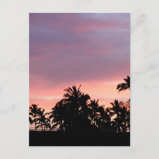 Kona Sunset Postkarte (Vorderseite)
