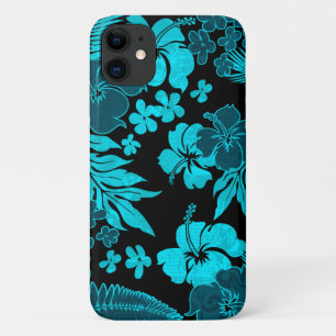 Kona Times Teal Hibiscus Hawaiian Engineered Case-Mate iPhone Hülle